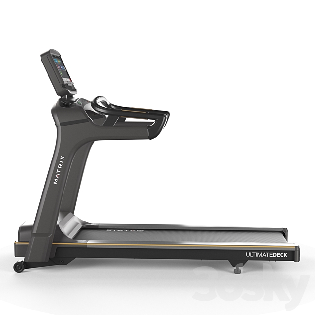 Treadmill Matrix T75 XIR 3DS Max Model - thumbnail 2