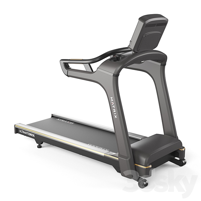 Treadmill Matrix T75 XIR 3DS Max Model - thumbnail 5