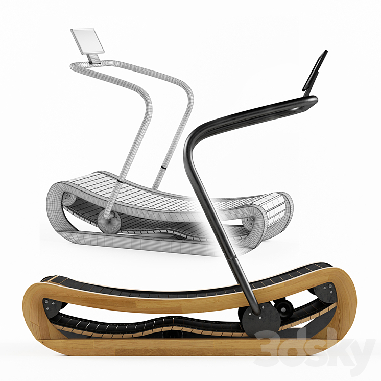 Treadmill nohrd 3DS Max - thumbnail 2