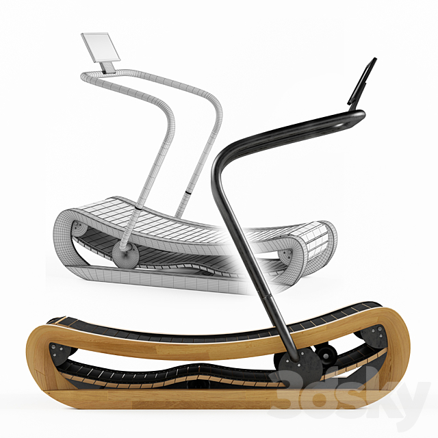 Treadmill nohrd 3DSMax File - thumbnail 2