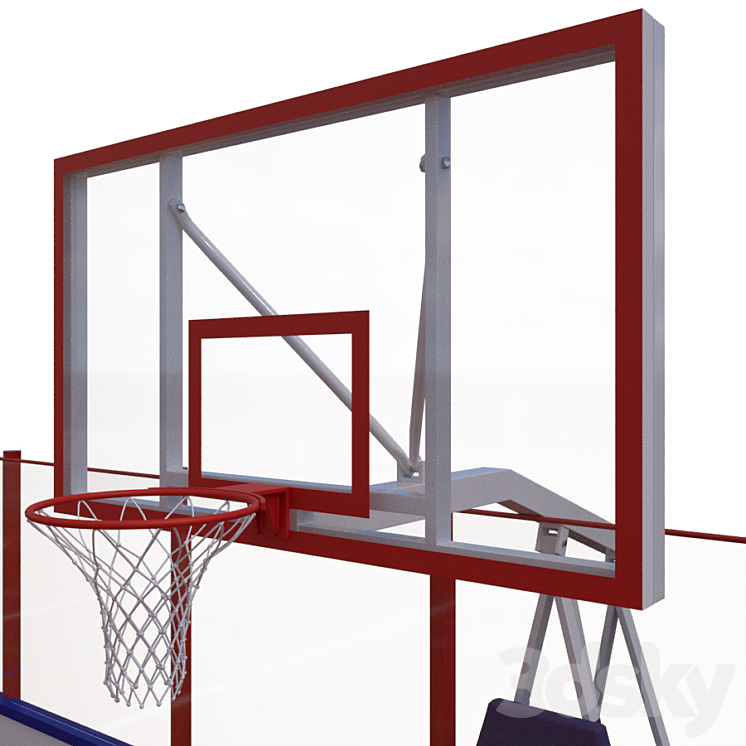 Universal sports field 3DS Max - thumbnail 2