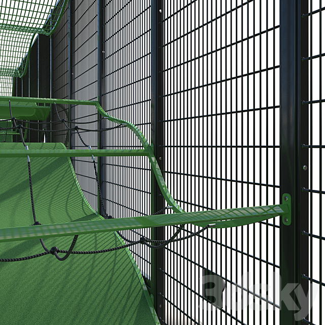 Wall Holla Playground 3DS Max Model - thumbnail 3