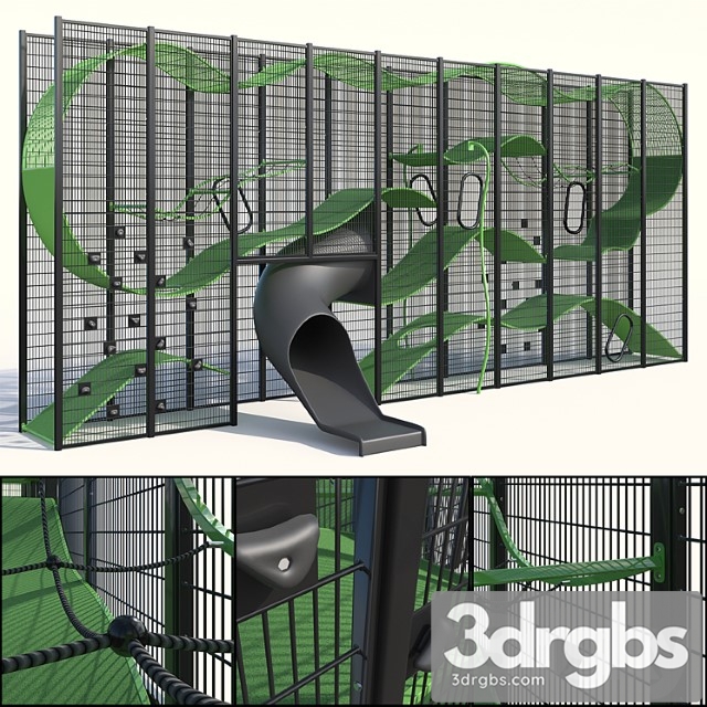 Wall holla playground 3dsmax Download - thumbnail 1