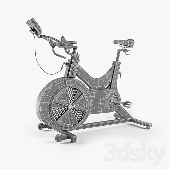 Wattbike Pro Indoor Cycle 3DS Max Model - thumbnail 3