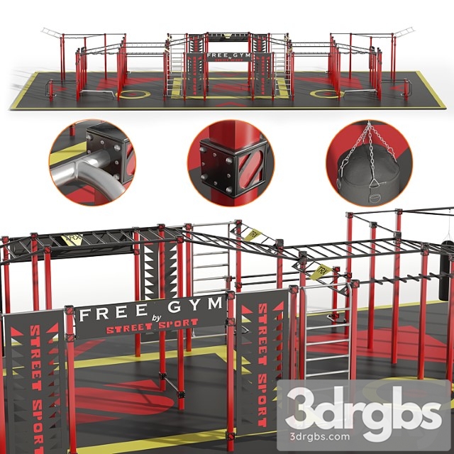 Workout street sport sfg 3dsmax Download - thumbnail 1