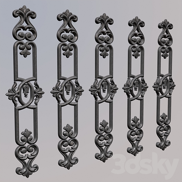 Baluster 3DS Max Model - thumbnail 2