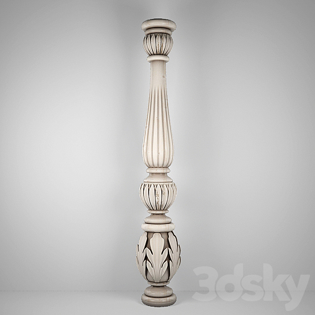 Baluster 3DSMax File - thumbnail 1