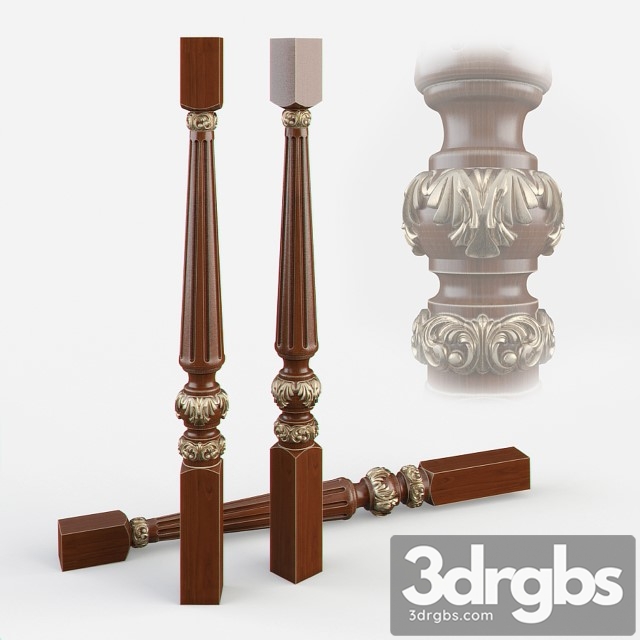 Baluster Ladder 3dsmax Download - thumbnail 1