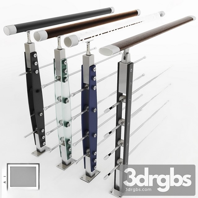 Cable Railing 3dsmax Download - thumbnail 1