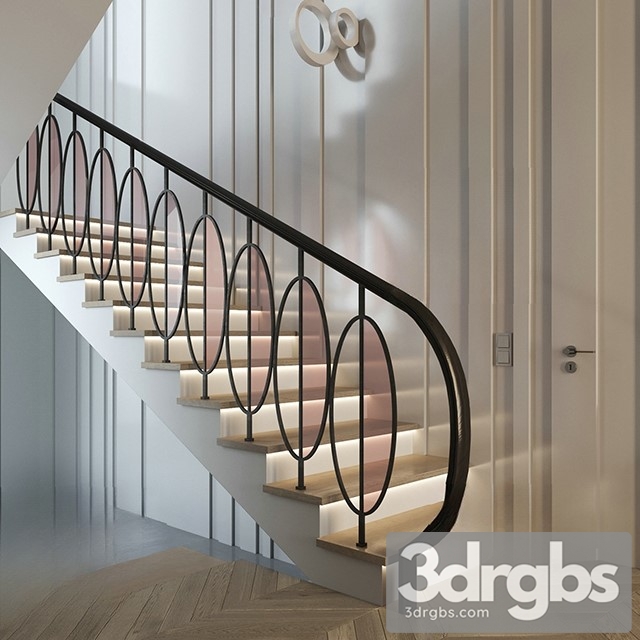 China Stair 12 3dsmax Download - thumbnail 1