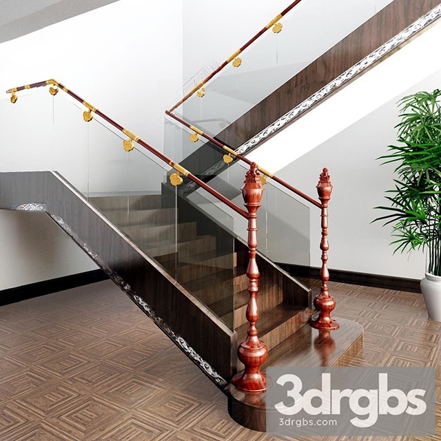 China Stair 16 3dsmax Download - thumbnail 1