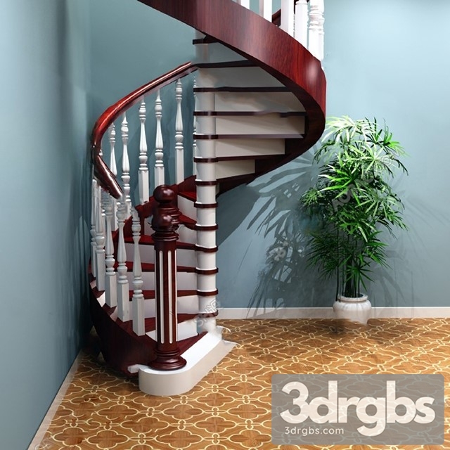 China Stair 19 3dsmax Download - thumbnail 1