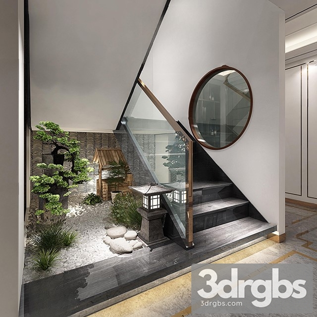 China Stair 2 3dsmax Download - thumbnail 1