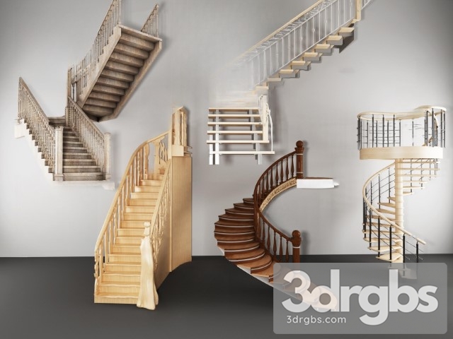 China Stair 22 3dsmax Download - thumbnail 1