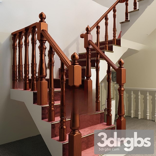 China Stair 26 3dsmax Download - thumbnail 1