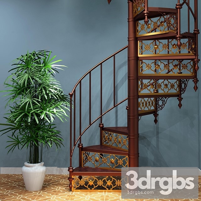 China Stair 31 3dsmax Download - thumbnail 1