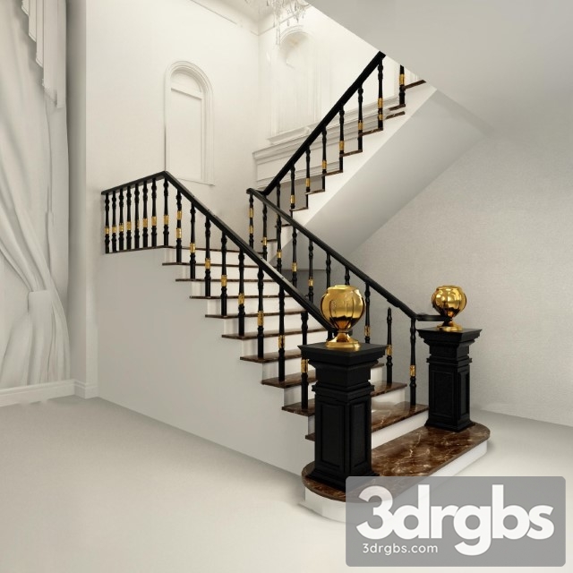 China Stair 33 3dsmax Download - thumbnail 1