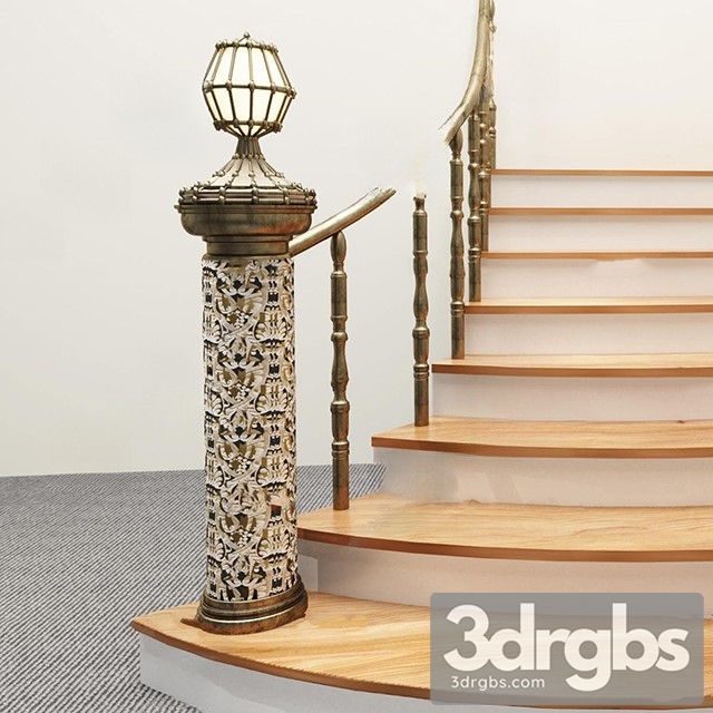 China Stair 37 3dsmax Download - thumbnail 1