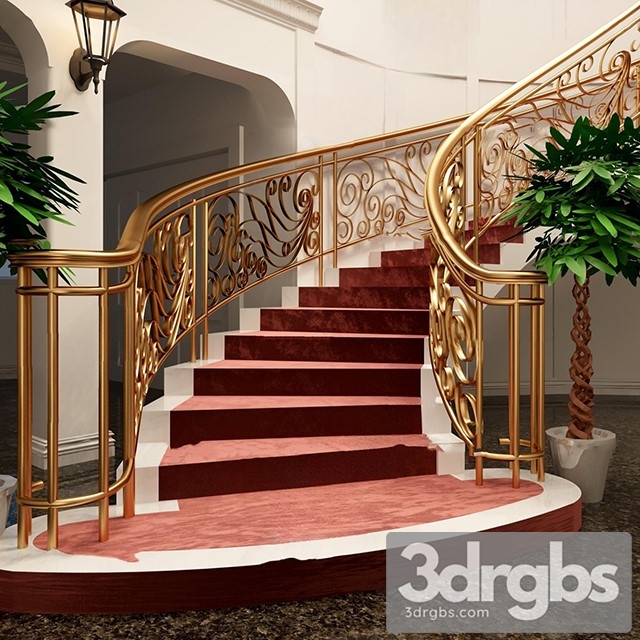 China Stair 39 3dsmax Download - thumbnail 1