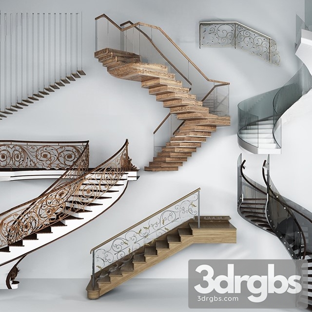 China Stair 44 3dsmax Download - thumbnail 1