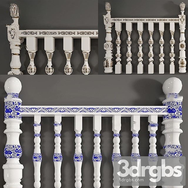 China Stair 47 3dsmax Download - thumbnail 1