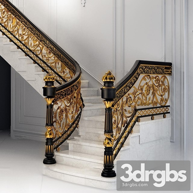 China Stair 48 3dsmax Download - thumbnail 1