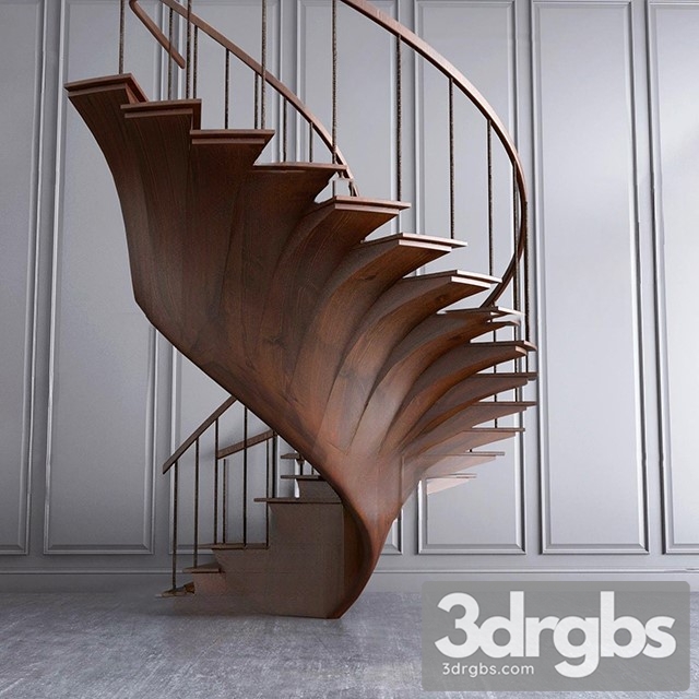 China Stair 49 3dsmax Download - thumbnail 1