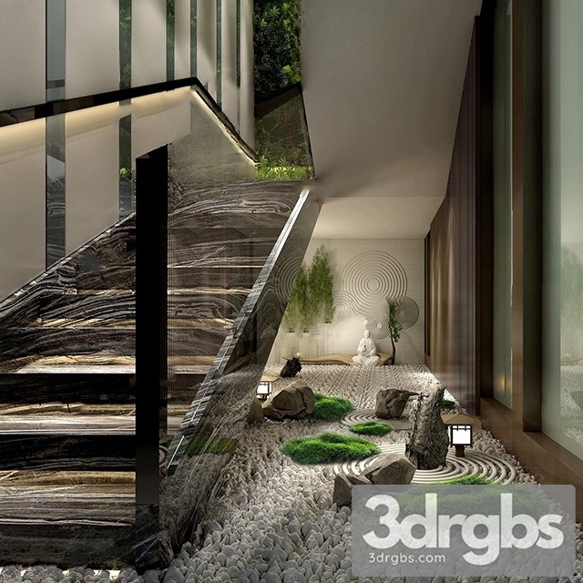 China Stair 5 3dsmax Download - thumbnail 1