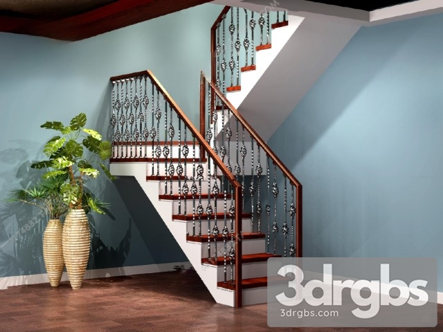 China Stair 52 3dsmax Download - thumbnail 1