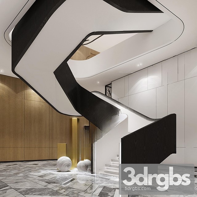 China Stair 8 3dsmax Download - thumbnail 1