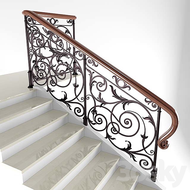 Classic Staircase 3DSMax File - thumbnail 2