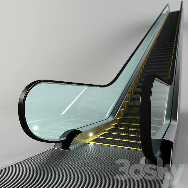 Escalator 3ds Max - thumbnail 2