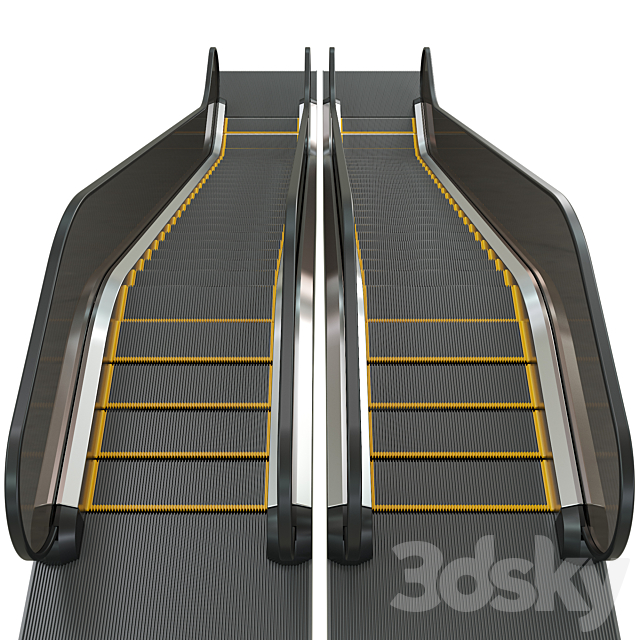 Escalator 3DS Max Model - thumbnail 5