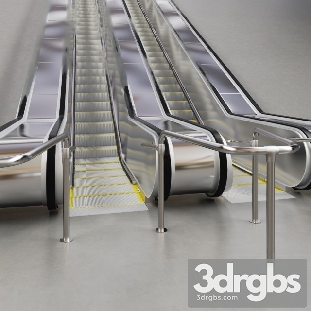 Escalator 3dsmax Download - thumbnail 1