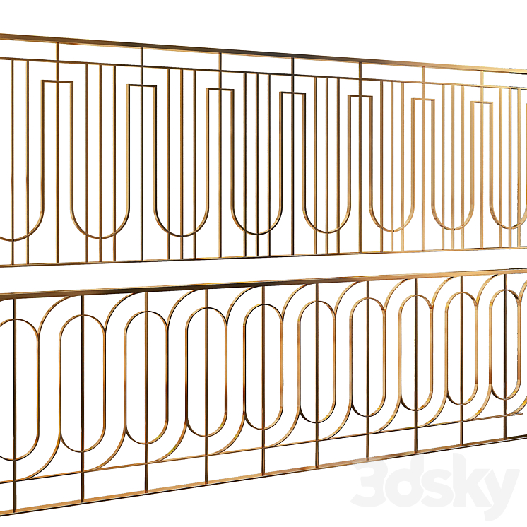 Fence set 03 3DS Max - thumbnail 2