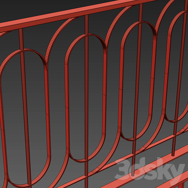 Fence set 03 3DSMax File - thumbnail 4