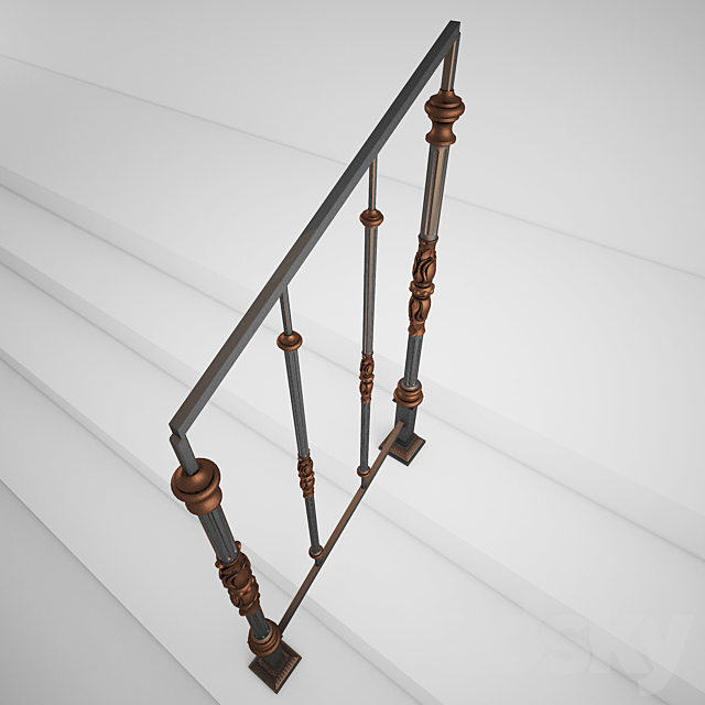 Fencing ladder 3DSMax File - thumbnail 2