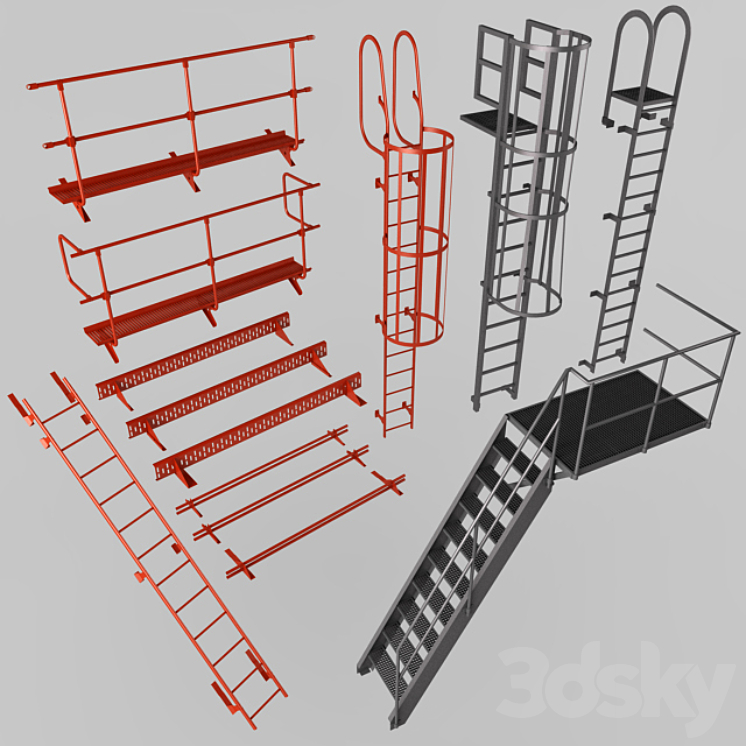 Fire Safety Elements \/ Fire Safety Elements 3DS Max - thumbnail 2