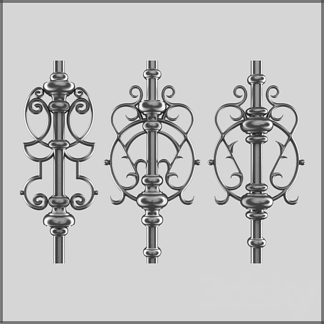 Forged elements. Part 1 3ds Max - thumbnail 1