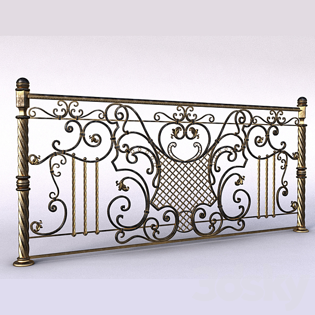 forged railings 3DSMax File - thumbnail 1