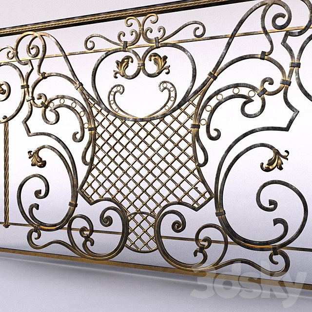 forged railings 3DSMax File - thumbnail 2