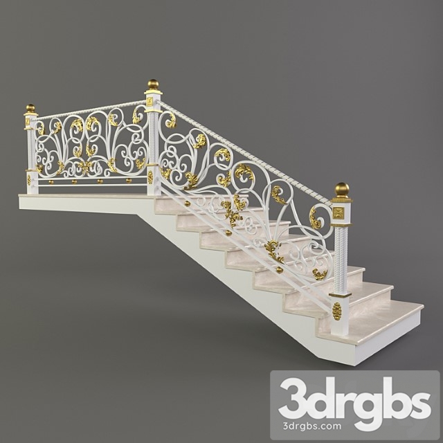 Forged Staircase 2 3dsmax Download - thumbnail 1