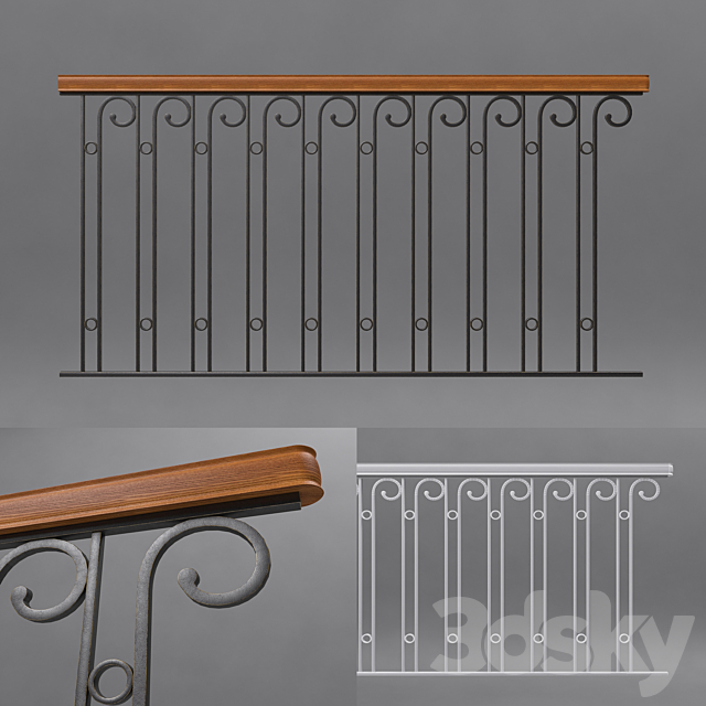 Handrail 3ds Max - thumbnail 1