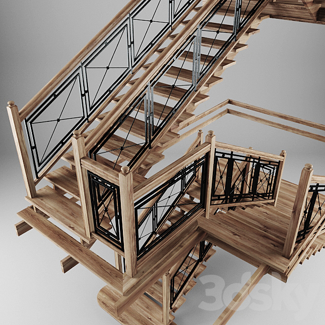 ladder chalet 3DSMax File - thumbnail 3