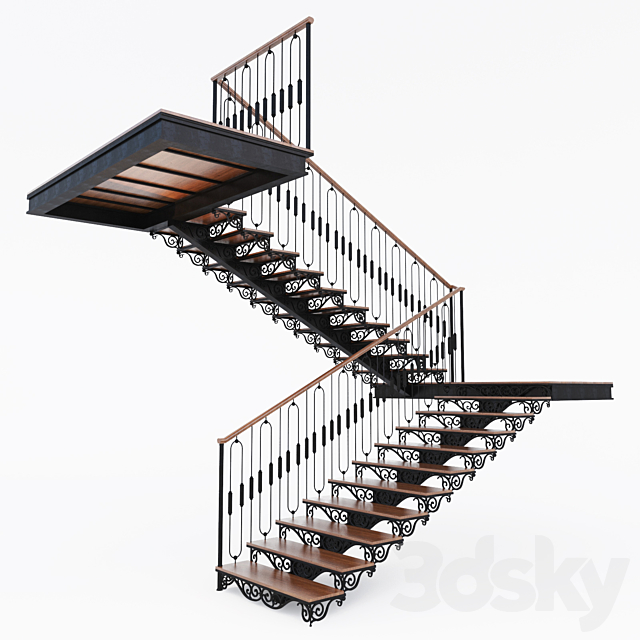 Ladder forged 3DSMax File - thumbnail 1