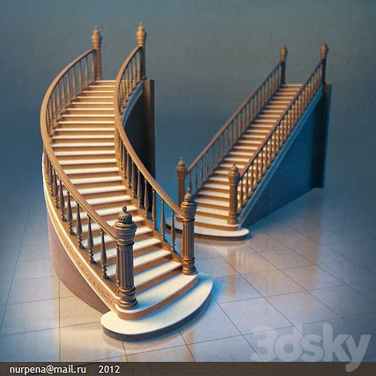 Ladder ladder 3DS Max - thumbnail 1