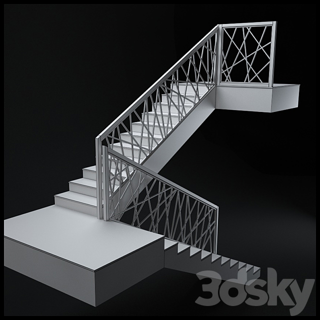 Ladder_18 3DS Max Model - thumbnail 2