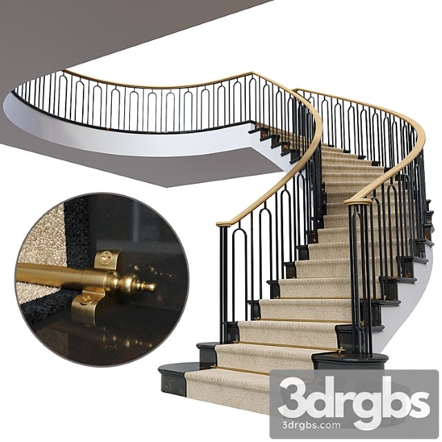 Neoclassical staircase 2 - thumbnail 1