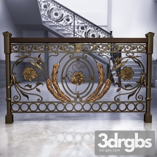 Railing 3dsmax Download - thumbnail 1