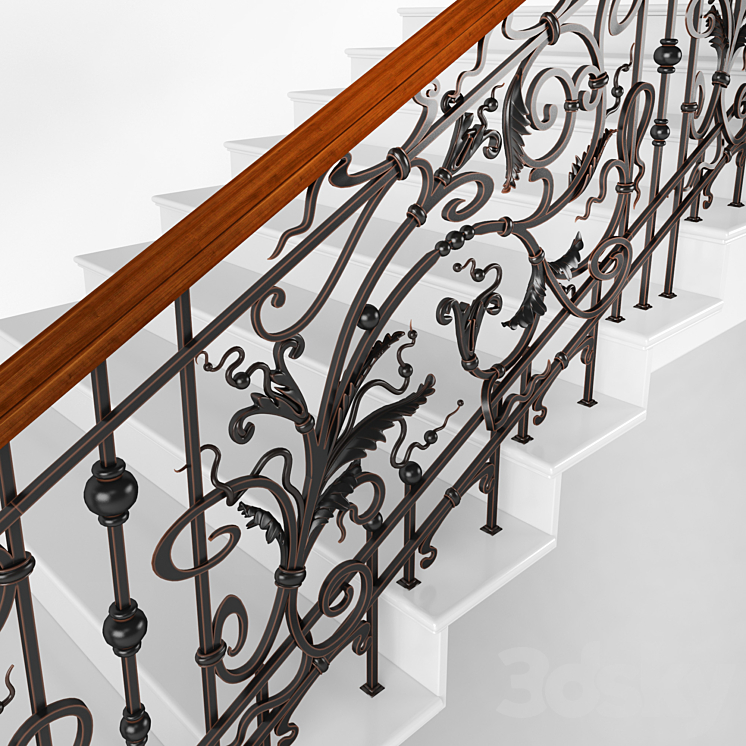 Railings 3322 3DS Max - thumbnail 2